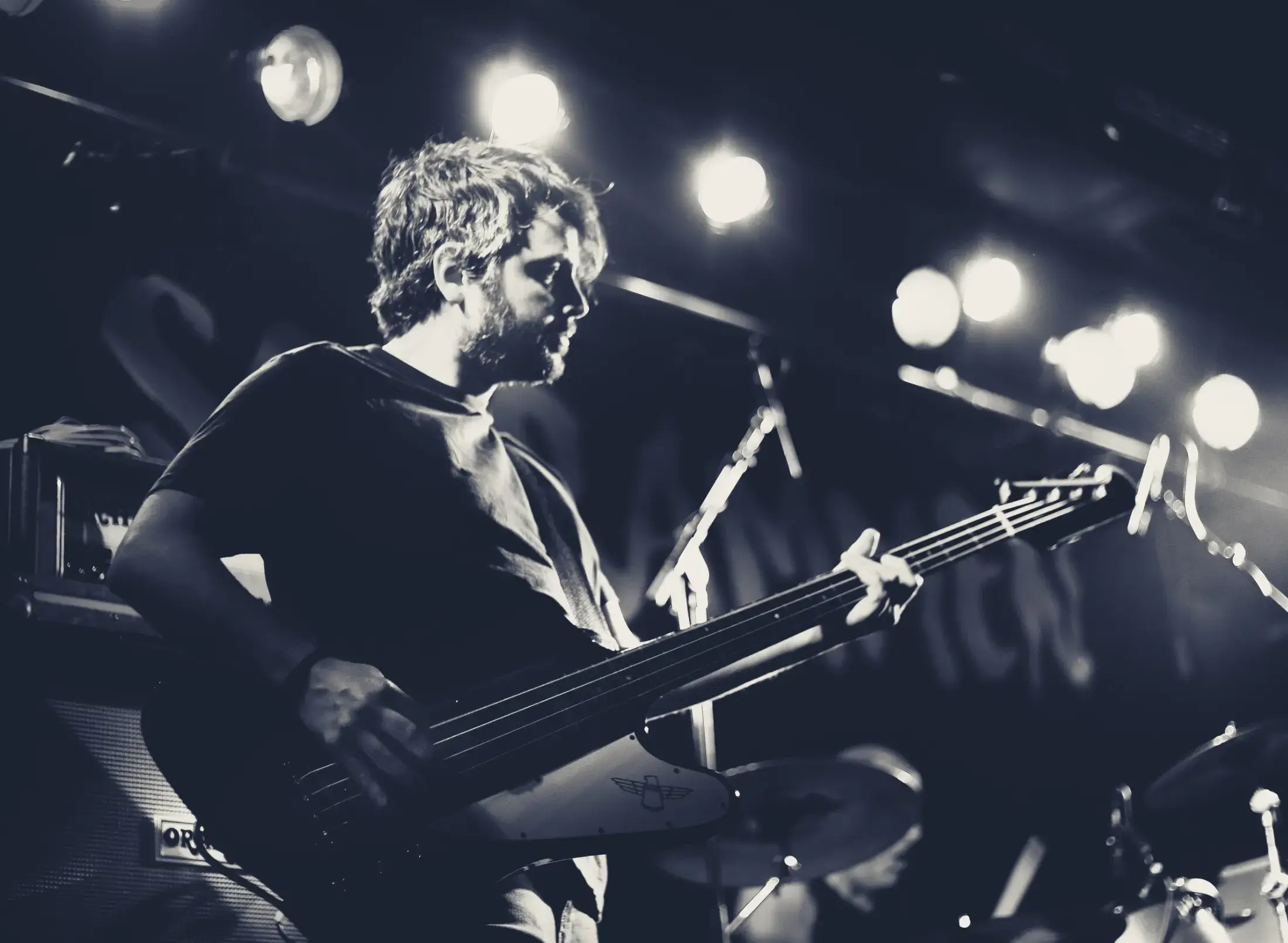 SCHRAMMEN-Bassist live im Tower in Bremen